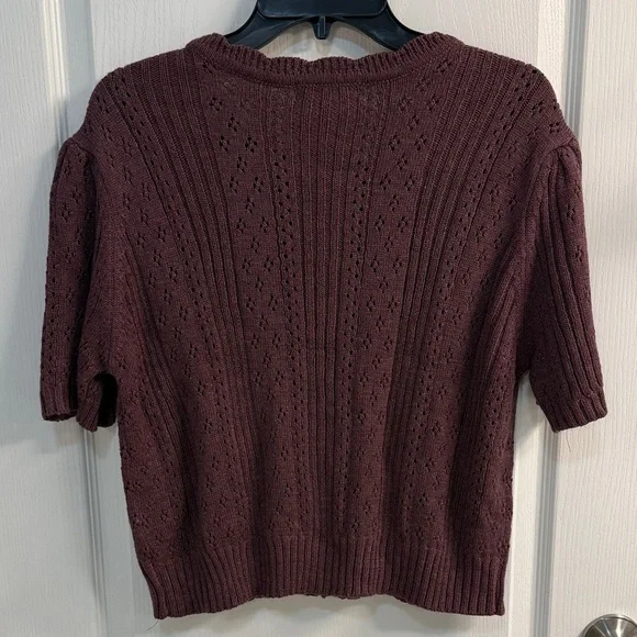 And Now This Women's Plum Cardigan - Picture 4 of 6